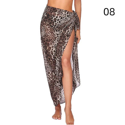 Jupes de plage sexy pour femmes, jupes de plage en mousseline, paréo long, serviette de plage, écharpe de bikini sexy