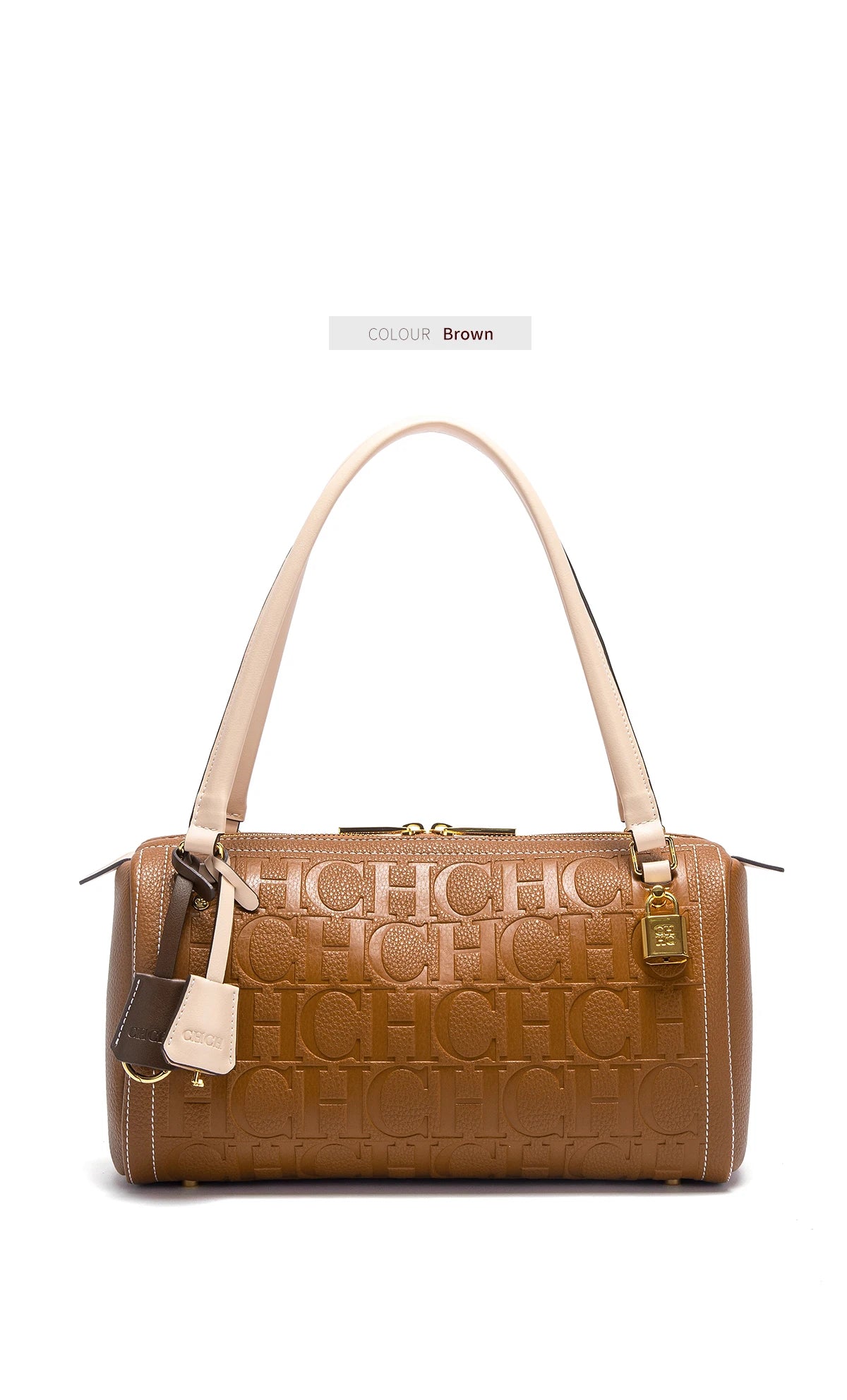 CH Borsa Boston da donna Autunno Inverno Nuova collezione Borse a tracolla con texture design a lettera