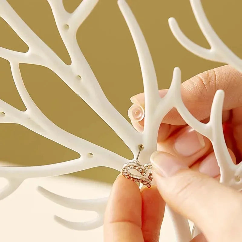 Portagioie Corna Orecchini Collane Anelli Espositore Bracciale Cervo Custodie per gioielli Stand Vassoio Albero Regali per le donne