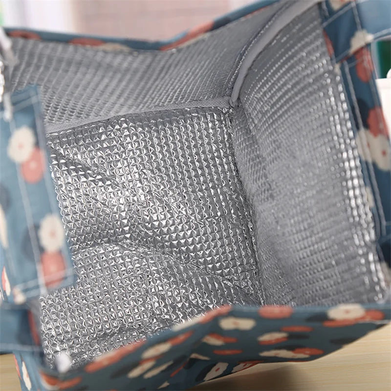 Borsa per il pranzo Borsa refrigerata per alimenti portatile Conservazione del calore Scatola per il pranzo Borse per il pranzo Copertura isolante per borsa casual da donna 2024