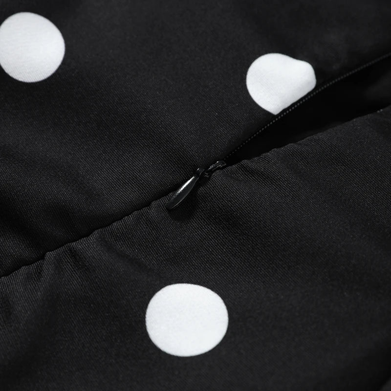 Elegante Tuta Intera da Donna a Pois Senza Maniche con Vita Stretta e Schiena Scoperta, Top a Tubino, Pagliaccetto Lungo da Donna, Moda Estiva 2026