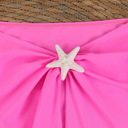 Sexy Solid 3 pezzi Micro Bikini Costume da bagno donna 2024 Costumi da bagno Costume da bagno Beachwear Gonna lunga Bikini Set Biquini femminile