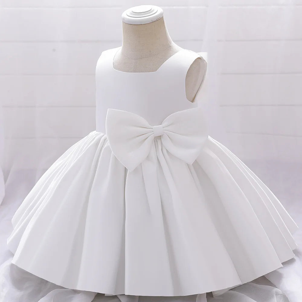 Fiore neonate matrimonio compleanno Bownot abiti abbigliamento bambino bambini principessa abito da ballo abito Costume abiti per 1-10 anni