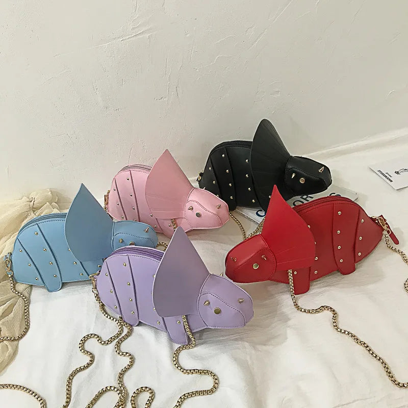 Triceratops Mini Borsa a tracolla per donna Borse e borsette Borsa a tracolla con catena di moda Pochette Borse firmate da ragazza chic 2021
