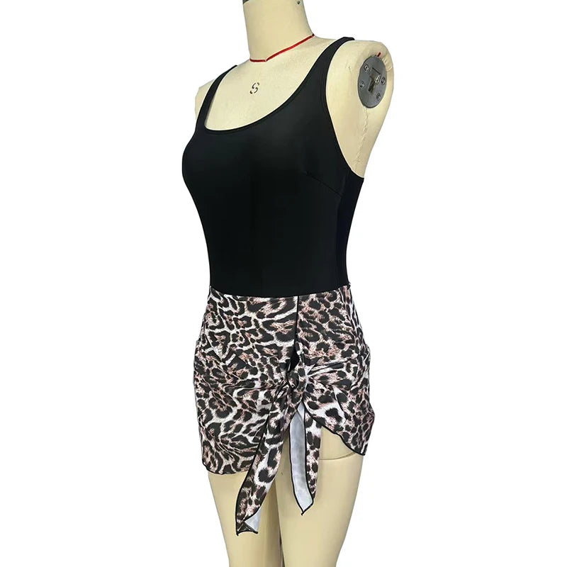 Women's High Waist Skirted One Piece Swimsuit Nylon Spandex Slimming Tummy Control with Padded Cups for Swimming Water Sports