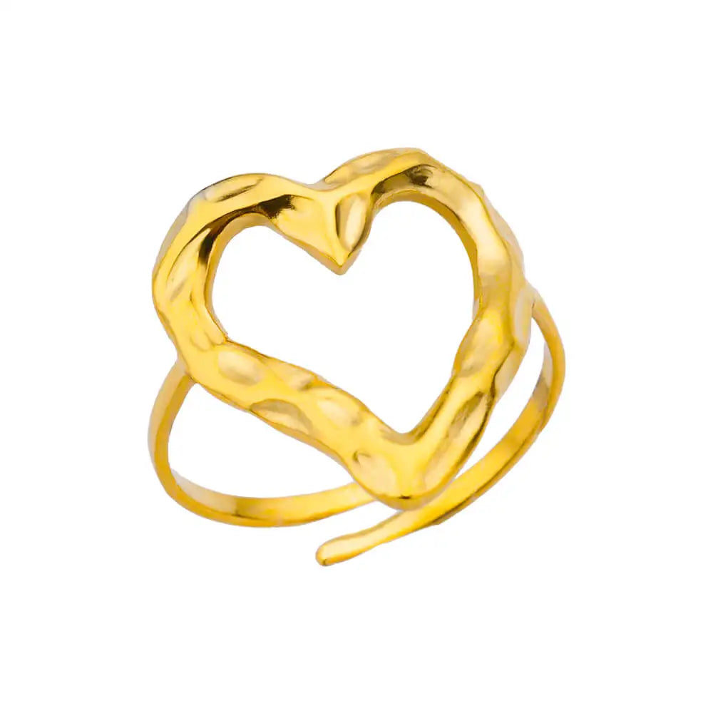 Anelli in acciaio inossidabile 316L per le donne Colore oro Non sbiadisce mai Anelli classici di lusso Anelli per coppie di nozze Gioielli Spedizione gratuita
