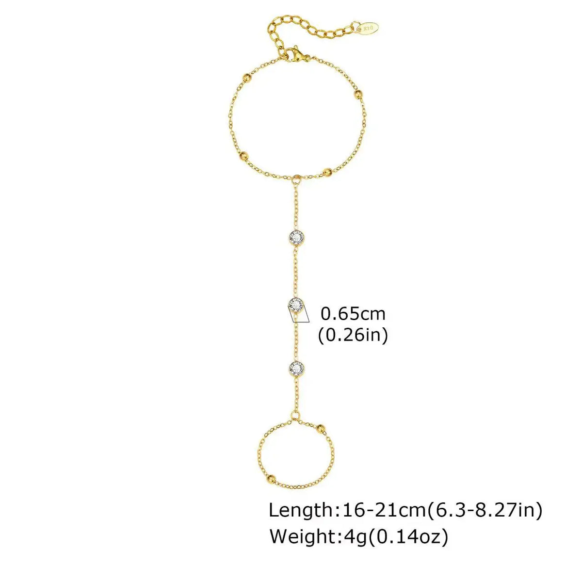 Bracciale a catena con ciondolo a forma di cuore o rotondo in acciaio inossidabile