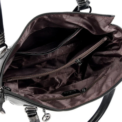 Borse di lusso in morbida pelle Borse da donna Designer 3 strati Borsa a tracolla con tracolla Sac Borsa da donna per lo shopping di grande capacità
