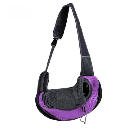 Zaino per animali domestici, borsa a tracolla portatile da viaggio, borsa a tracolla per esterni a mani libere adatta per forniture per animali domestici per gatti e cani
