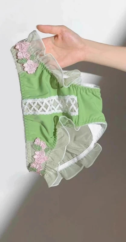 MOYISU London Anime Bralette - Delicato reggiseno senza fili per adolescenti, lingerie estiva giapponese Busto piccolo Allure sottile aderente