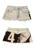 Y2K Minigonna moda Donna Harajuku Retro Camouflage Stampa grafica Verde militare Gonna corta Goth Multi tasche Pantaloncini a vita bassa