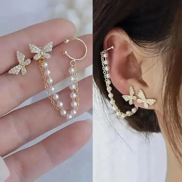 925 Ago D'argento Coreano Moda Perla Nappa Orecchini Per Le Donne Gioielli 2024 di Tendenza delle Nuove Donne di Lusso Zircone Orecchini di Perle