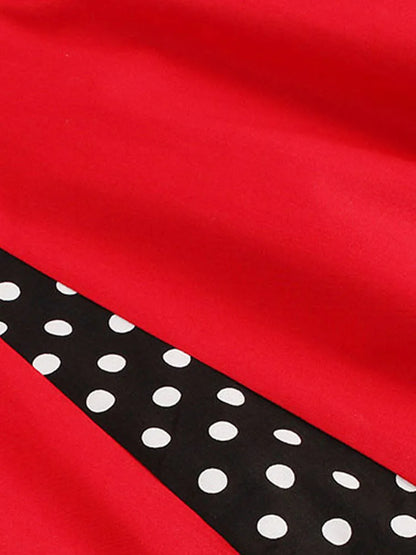 Abito da donna S-5XL, stile retrò vintage anni '50 e '60, Rockabilly, a pois, modello swing, Pin Up, per feste estive, elegante, tunica, Vestidos, casual.