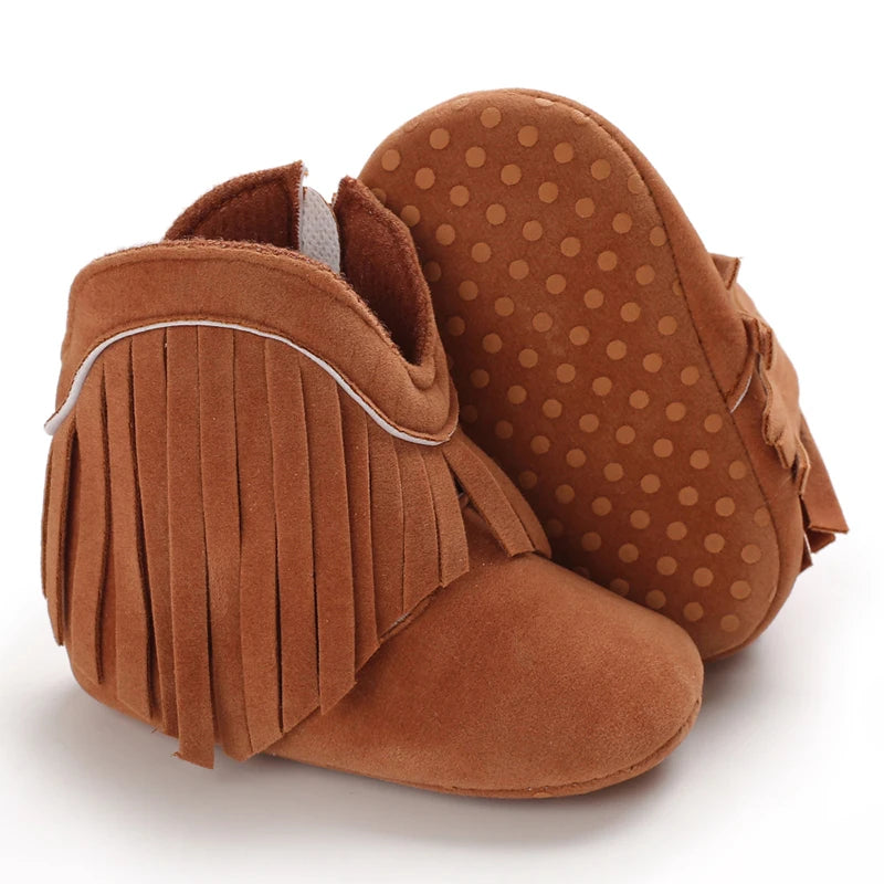 Calzature per bambini Stivali Neonati Prewalker Per Unisex Neonati maschi Ragazze Inverno Tenere al caldo Mocassini Nappa Calzature Scarpe 0-18M