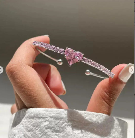 Set di braccialetti Love Zircon Accessori versatili e alla moda per le donne Date Novità