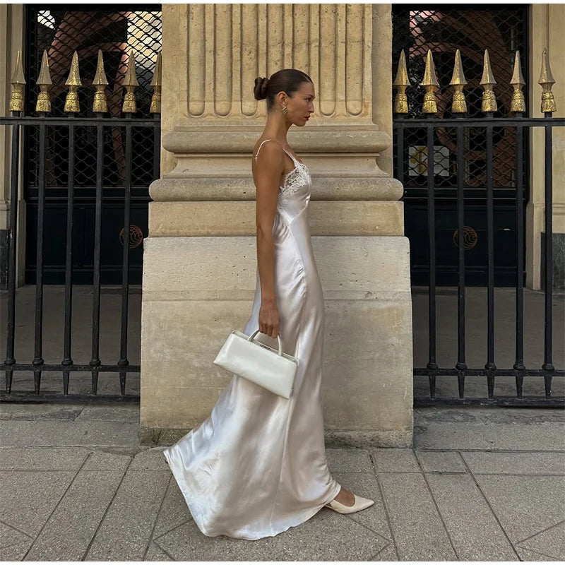 Abito senza spalline patchwork in pelliccia sintetica Abito da donna sexy con spalle scoperte Manica intera Vita stretta Abiti slim Abiti da sera chic da donna