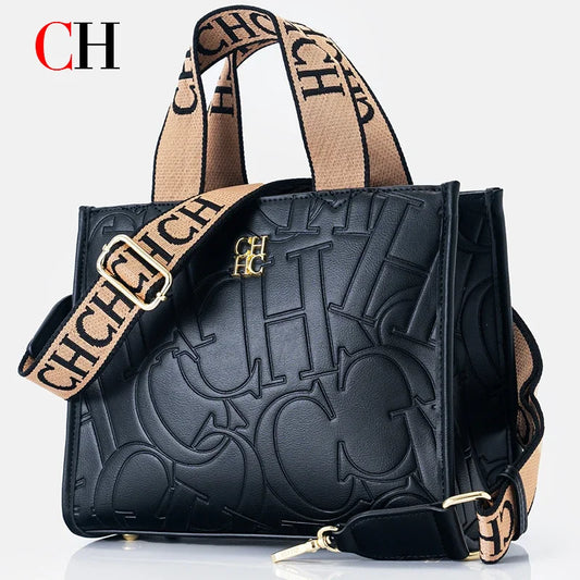 Borse da donna Logo in metallo Casual di grande capacità Designer di marca di lusso leggero 2026 Borsa da donna di nuova moda di alta qualità