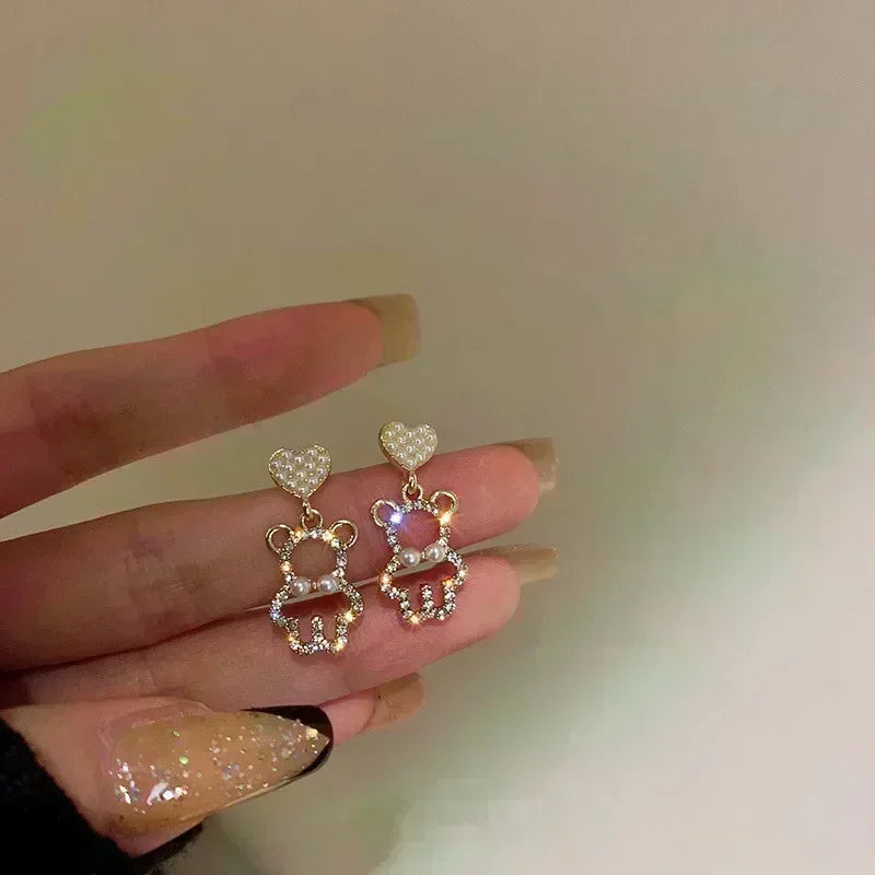 Orecchini di design combinato a doppio strato con rombo geometrico per le donne, moda semplice, accessorio quotidiano, gioielli per feste, regali di compleanno