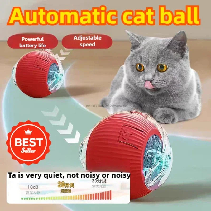 Forniture per animali domestici ricaricabili Addestramento per cani e gatti per imitare i giocattoli interattivi per animali domestici dei ratti Palla giocattolo elettrica Coda simulata Casa