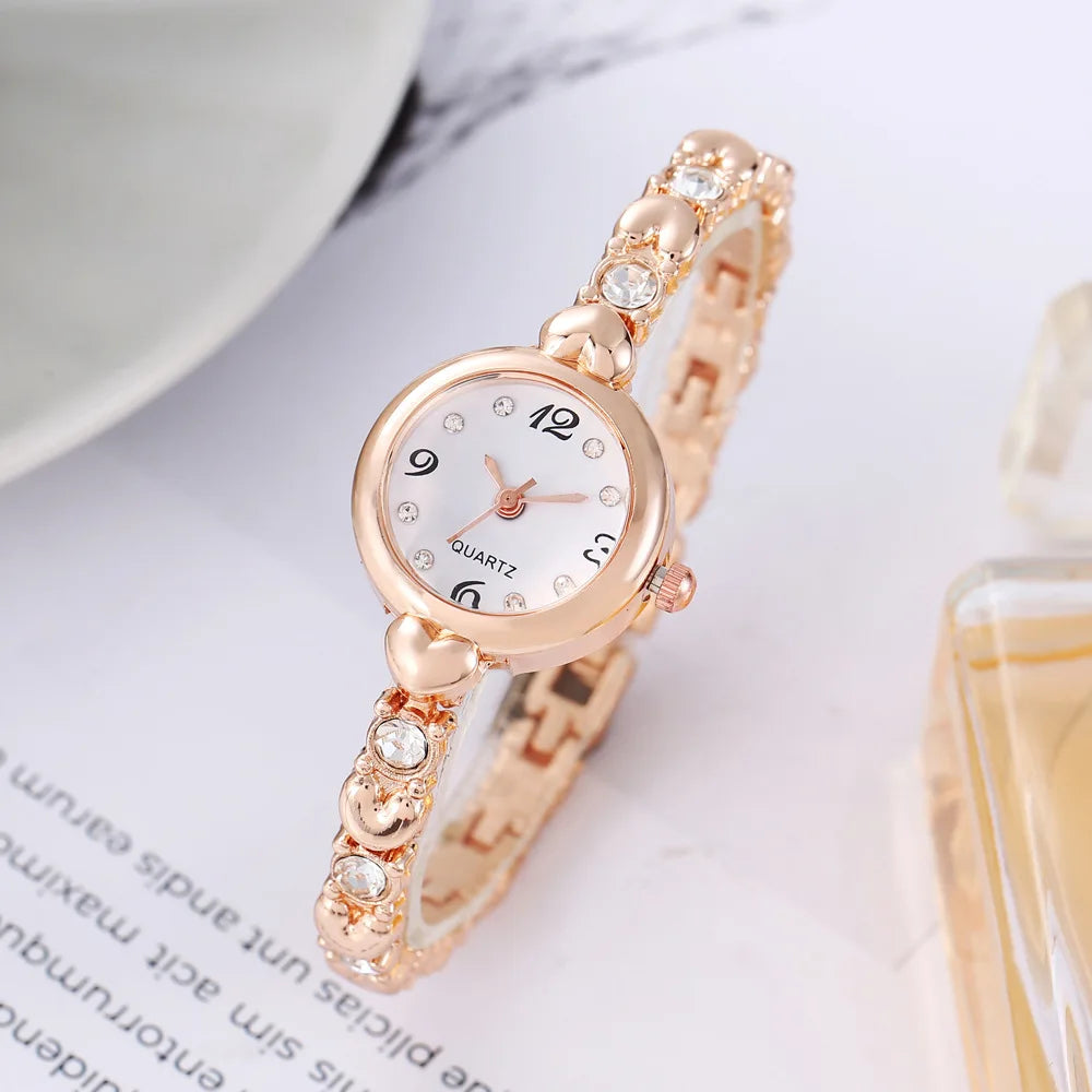Orologio da Polso Donna in Acciaio Inossidabile, Design Semplice e Alla Moda, Movimento al Quarzo, Lussuoso e Conveniente
