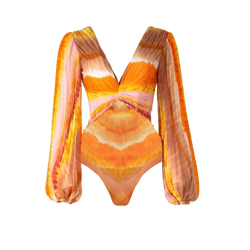 Costume da bagno floreale con stampa floreale con volant monospalla blu Set copricostume singolo micro monokini costumi da bagno sexy per ragazze Summer Beach