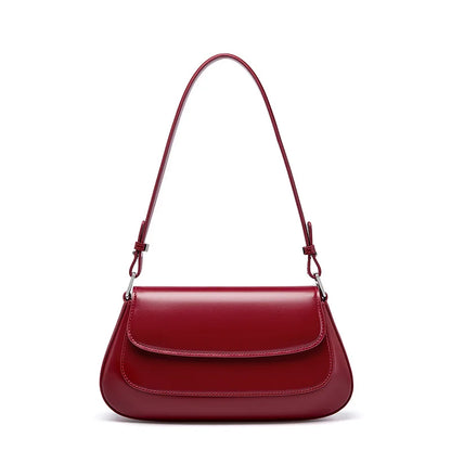 Borse di lusso Zency per donna, in vera pelle, stile francese, borsa a tracolla estiva da donna, borsa a spalla, borsa a tracolla sottobraccio.