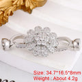 Juya 18K Placcato Oro Elementi di Fissaggio Decorativi Connettore Serrature Perle Catenacci Accessori Per Il Cucito FAI DA TE Perline Creazione di Gioielli