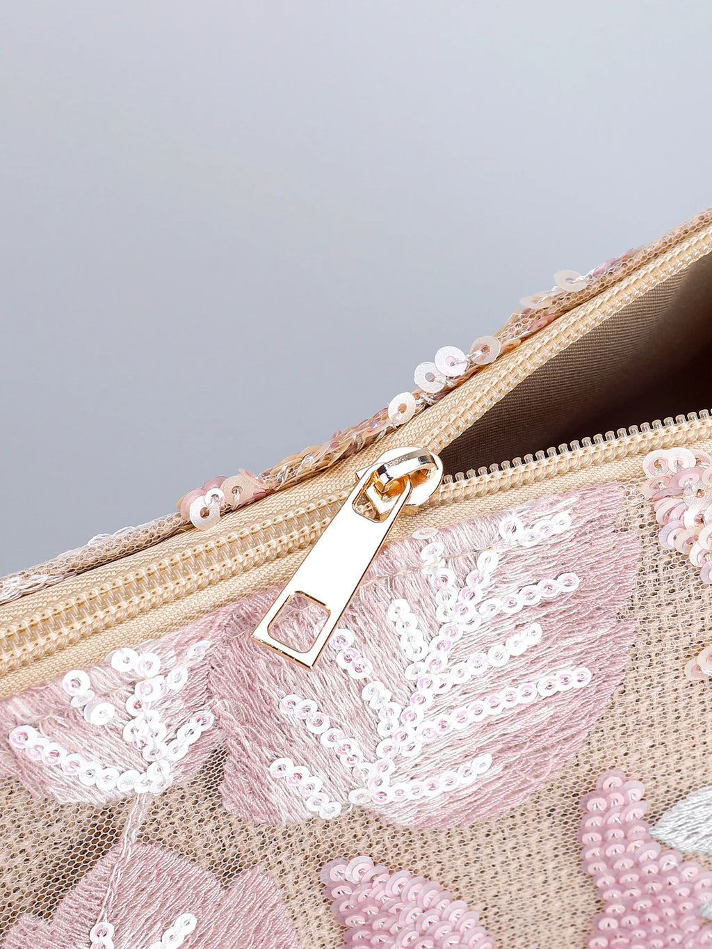 Borse a tracolla da donna con ricamo floreale carino Catene con paillettes alla moda Borsa a tracolla Borsa da spiaggia casual estiva Borsa e portamonete Hobos