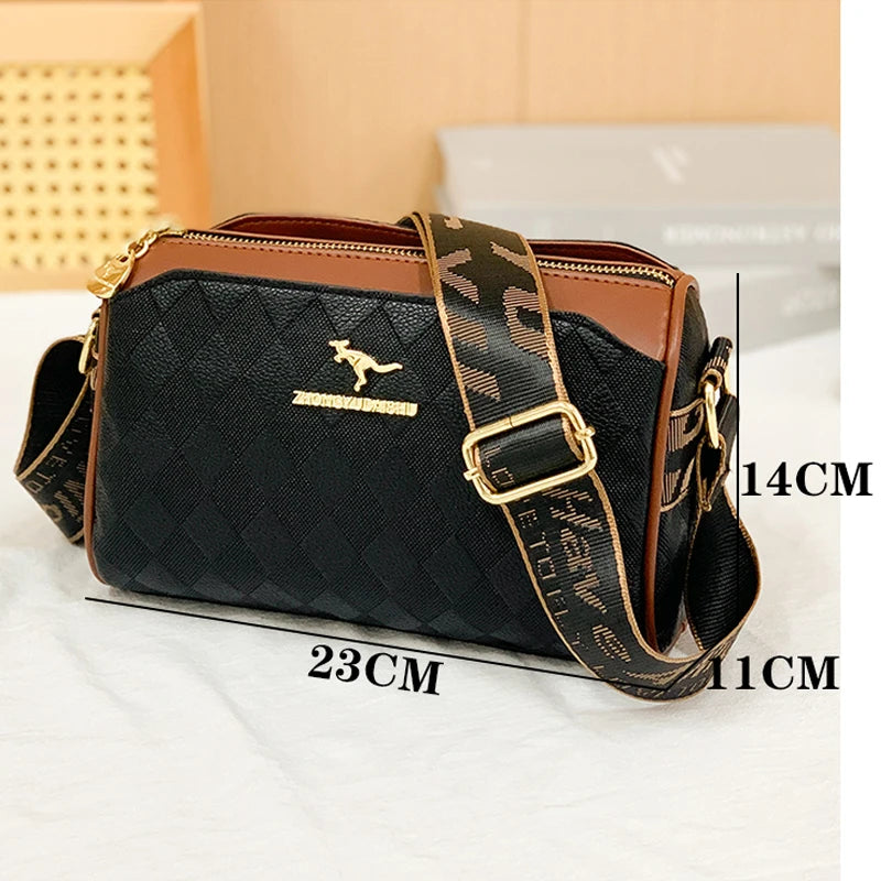 Borsa a tracolla da donna di lusso di alta qualità Borse a tracolla da donna di design famoso Borse a tracolla alla moda a quadretti alla moda Sac A
