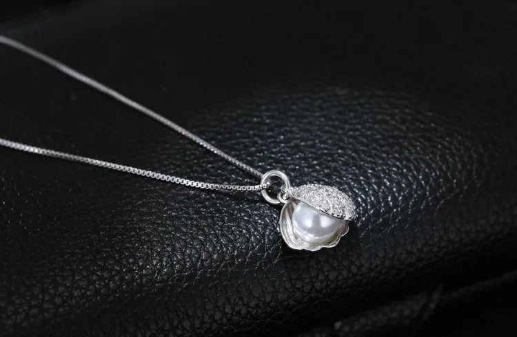 Popolare collana girocollo di perle in argento Sterling 925 per le donne gioielleria raffinata regalo di compleanno per feste di matrimonio