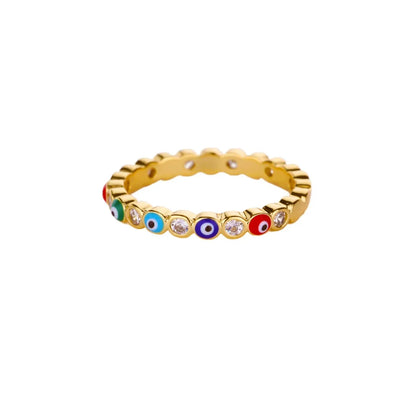 Anelli geometrici in acciaio inossidabile con zirconi bianchi per le donne Accessori regalo per gioielli con anello estetico da sposa regolabile color oro
