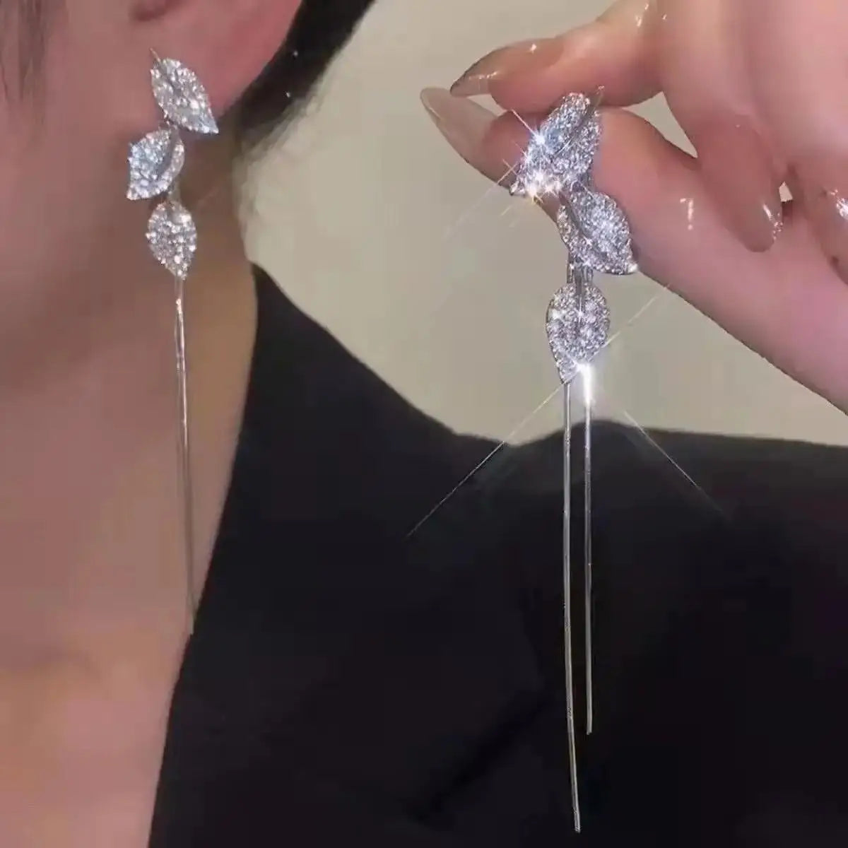 925 Ago D'argento Coreano Moda Perla Nappa Orecchini Per Le Donne Gioielli 2024 di Tendenza delle Nuove Donne di Lusso Zircone Orecchini di Perle