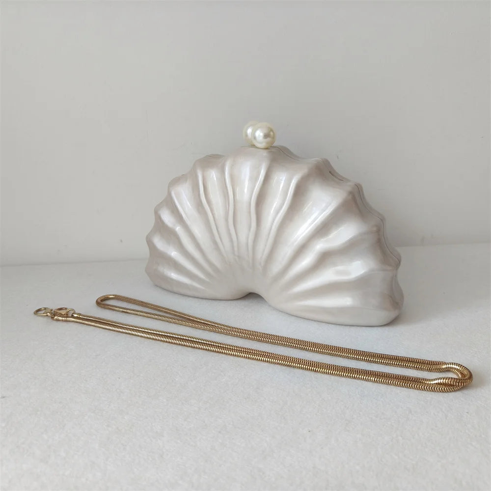 Borsa originale con perline in acrilico per metà stanza, pochette con pochette, borsa da sera per feste, da donna, da viaggio, da spiaggia, mini borse estive