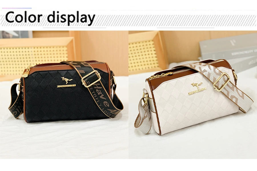 Borsa a tracolla da donna di lusso di alta qualità Borse a tracolla da donna di design famoso Borse a tracolla alla moda a quadretti alla moda Sac A