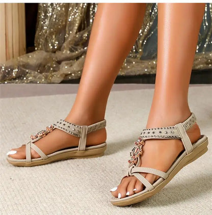 Sandali da donna estivi Scarpe Sandali comodi Scarpe da festa da donna per donna Scarpe da donna con zeppa Calzature sandalo da donna morbide