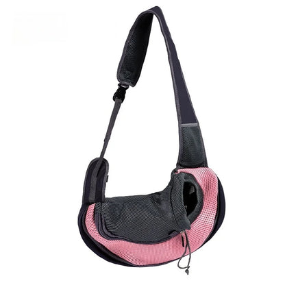Zaino per animali domestici, borsa a tracolla portatile da viaggio, borsa a tracolla per esterni a mani libere adatta per forniture per animali domestici per gatti e cani