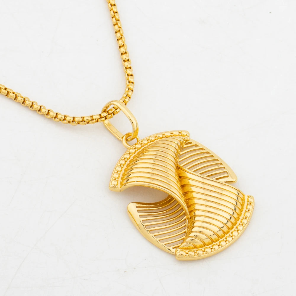 Ensemble de bijoux fantaisie plaqués or pour femmes, collier, boucles d'oreilles et bracelet, accessoires de mariage et de fiançailles pour Dubaï, coffret cadeau