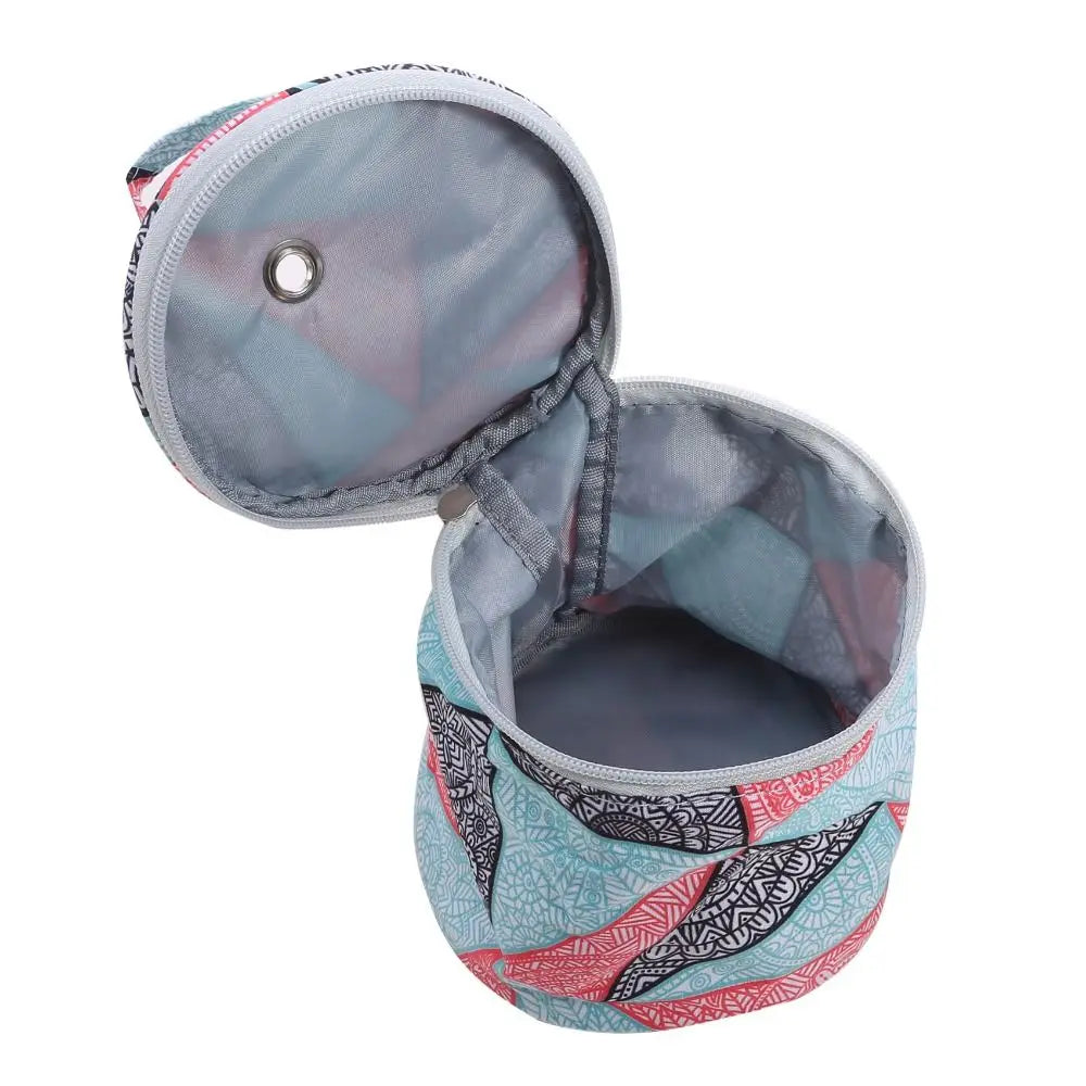 Borsa portaoggetti per filati Borse rotonde per filati di lana per maglieria Organizzatore Aghi per cucire all'uncinetto Borsa Strumenti per tessitura Accessori Ciotola Artigianato Tote