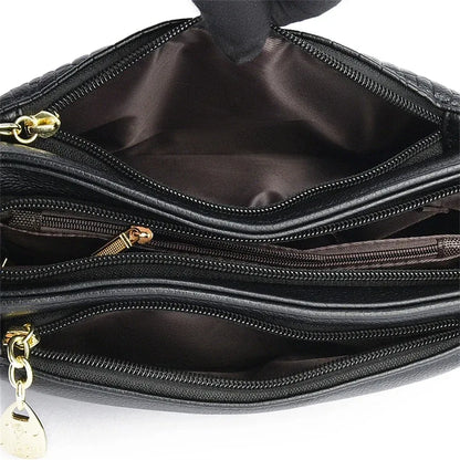 Borse di lusso in morbida pelle Borse da donna Designer 3 strati Borsa a tracolla con tracolla Sac Borsa da donna per lo shopping di grande capacità