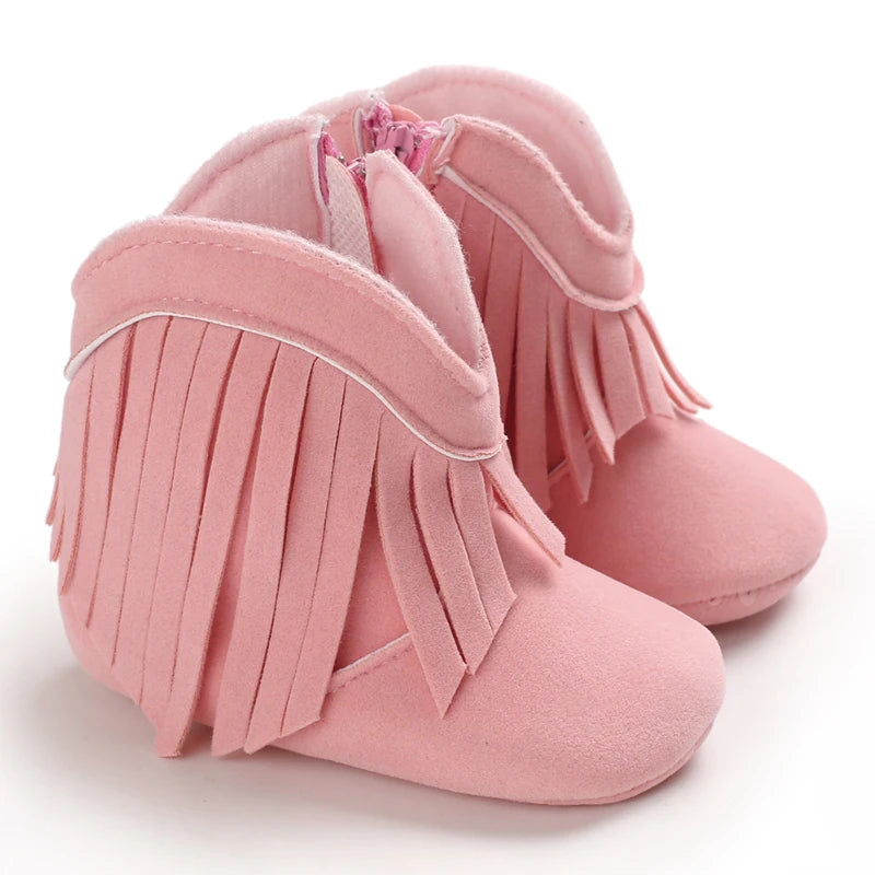 Calzature per bambini Stivali Neonati Prewalker Per Unisex Neonati maschi Ragazze Inverno Tenere al caldo Mocassini Nappa Calzature Scarpe 0-18M