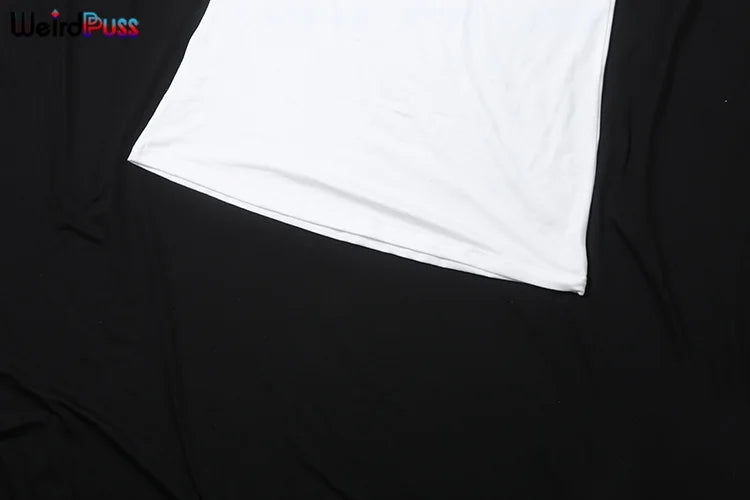 Strano gatto vestito dalla fasciatura donna estate sexy irregolare solido guaina chic elasticizzato a forma di corpo liscio festa di compleanno elegante aderente
