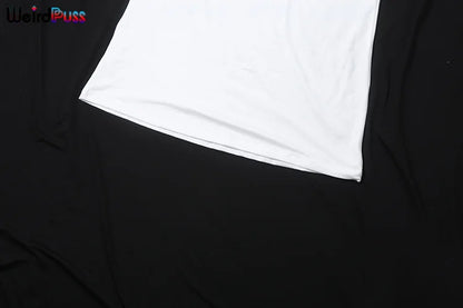 Strano gatto vestito dalla fasciatura donna estate sexy irregolare solido guaina chic elasticizzato a forma di corpo liscio festa di compleanno elegante aderente