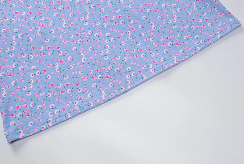Abito lungo slim senza maniche senza schienale con stampa floreale da donna Elegante streetwear Abbigliamento da festa Primavera 2025 Abito slip sexy conciso