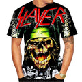 Nuova Moda Estiva: T-shirt da Uomo con Stampa 3D di Band Musicali, Heavy Metal, Personalizzata, Collo Tondo, Abbigliamento Maschile