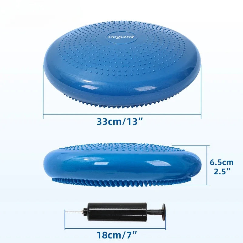 Cuscino per massaggio per animali domestici Piastra di equilibrio imbottita per cani Palla da yoga creativa Allenamento riabilitativo Forniture per animali Prodotti Giocattoli Accessori