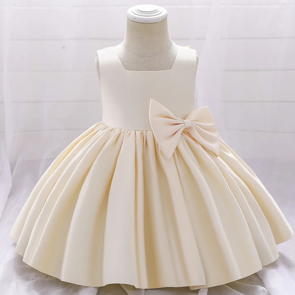 Fiore neonate matrimonio compleanno Bownot abiti abbigliamento bambino bambini principessa abito da ballo abito Costume abiti per 1-10 anni