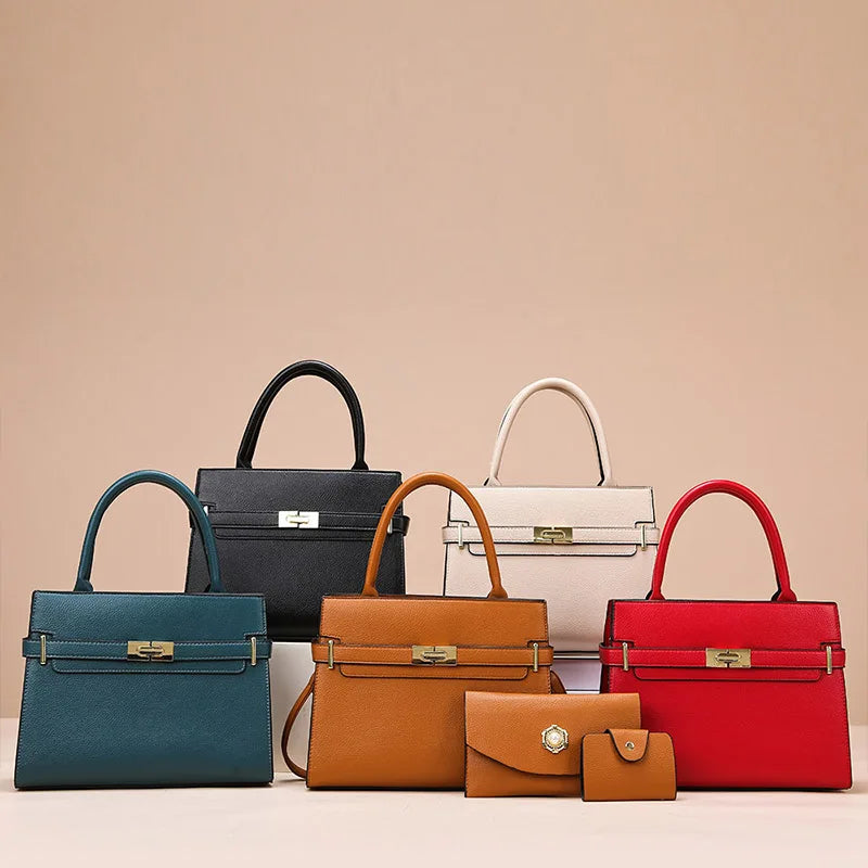 3 set o 1 borsa grande borsa da donna borse di grande capacità borse a tracolla a tracolla di lusso piccola borsa portamonete borsa in pelle di qualità calda
