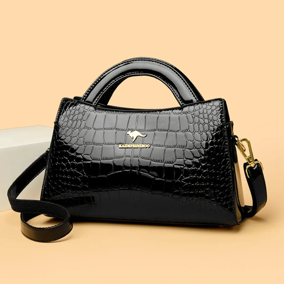 KAIDIFEINIROO Kangaroo Marca Alligator Pu Borsa a tracolla in pelle a tracolla Pochette Borse a mano per la madre Piccole borse da donna Nuovo