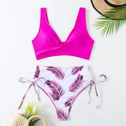 Sexy Bikini 2026 Swimsuit Women Trend Swimwear Female High Waisted Bikinis Sets Korean Swimming for Woman Bathing Suit Beachwear