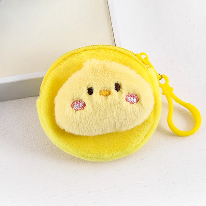 Cartone animato animale ragazzi portamonete in peluche bambini portamonete con cerniera custodia portaoggetti simpatici animali portafogli donna mini borsa regalo per bambini